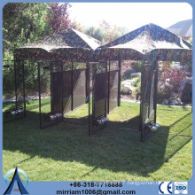 ISO 9008 or galvanized comfortable 10x10x6 foot classic galvanized outdoor dog kennel